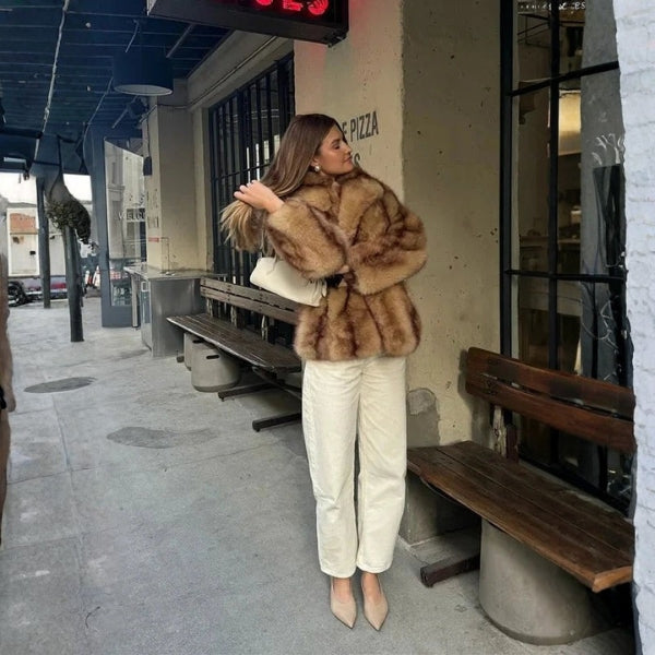 The Aspen Plush Faux-Fur Coat