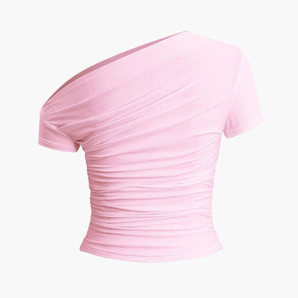 The Amalfi Asymmetric Ruched Top