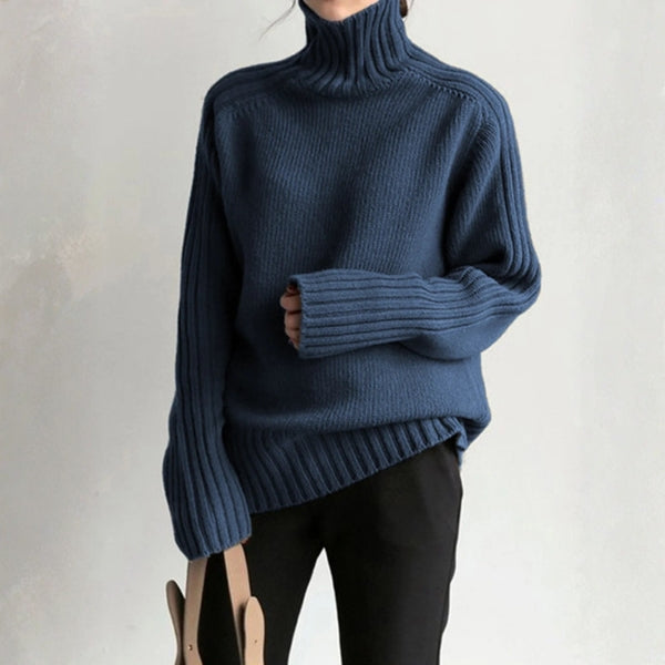 The Aspen Ribbed Turtleneck Sweater