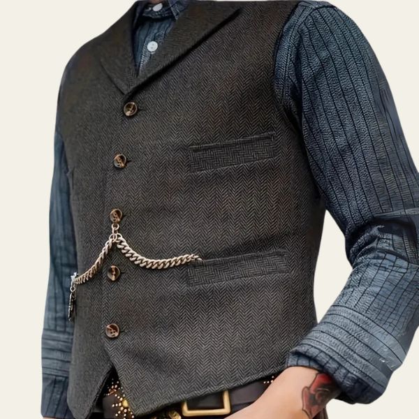 The Ashbourne Classic Tweed Vest
