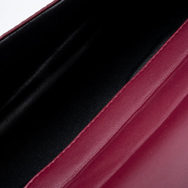 The Sorrento Croc-Embossed Shoulder Clutch