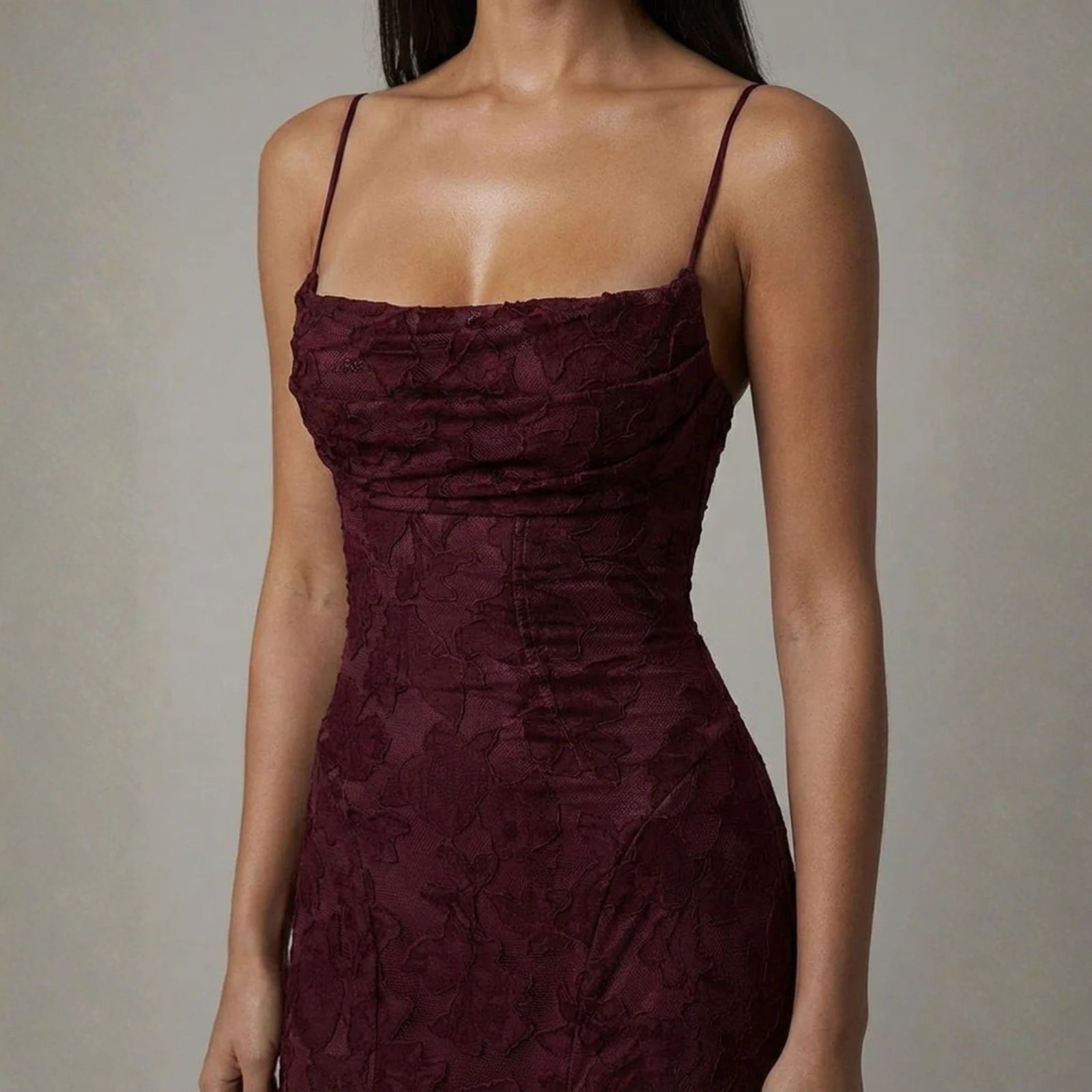 The Verona Lace-Up Back Maxi Dress