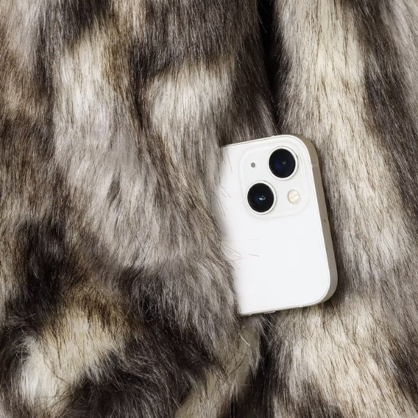 The Aspen Plush Faux-Fur Cropped Jacket