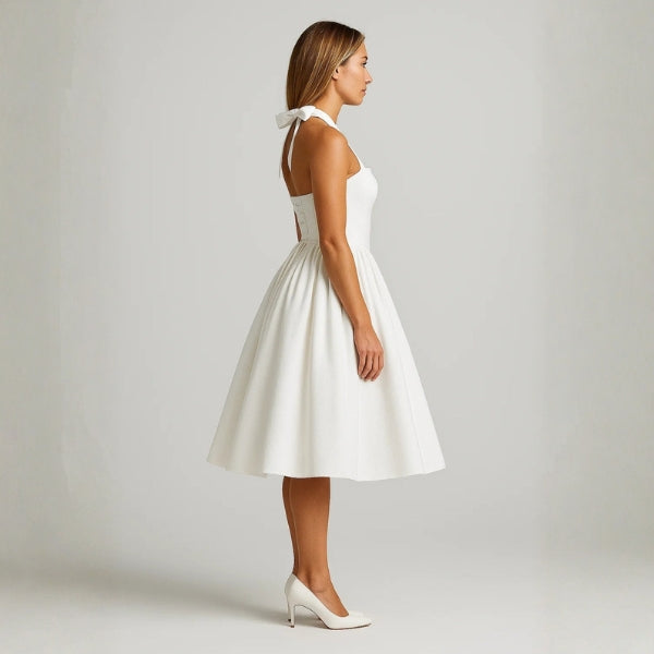 The Marilyn Halter Midi Dress
