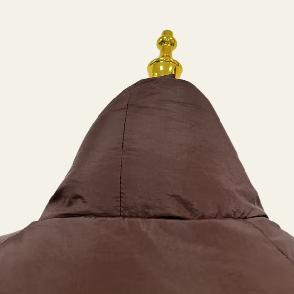 The Alpine Belted Shawl-Collar Puffer Jacket