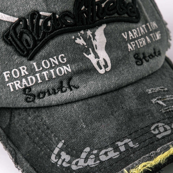 The Dakota Distressed-Brim Baseball Cap