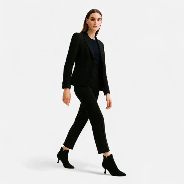 The Siena Suede Zip Ankle Boots