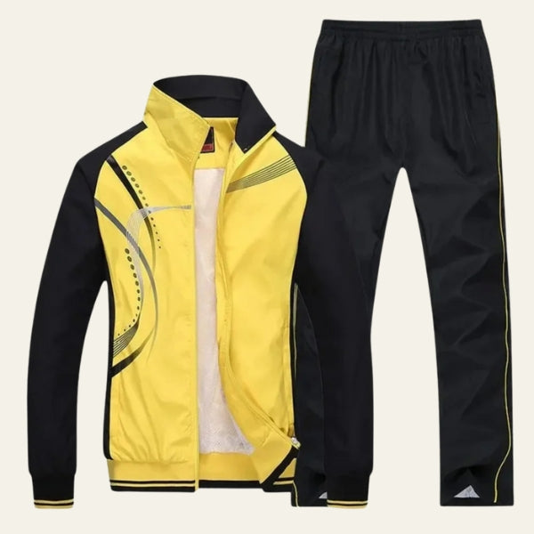 The Aero Track-Stripe Athletic Set
