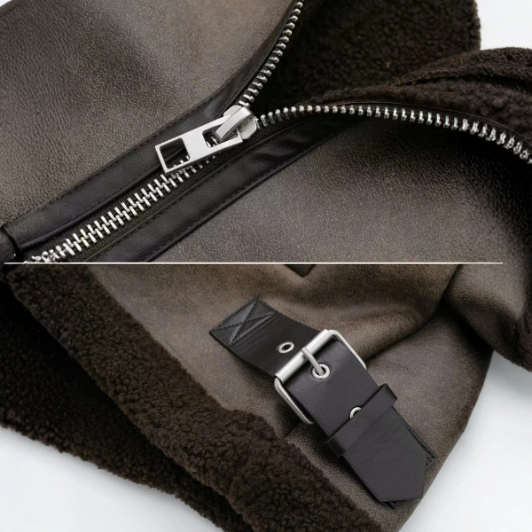 The Bergen Shearling Aviator Jacket