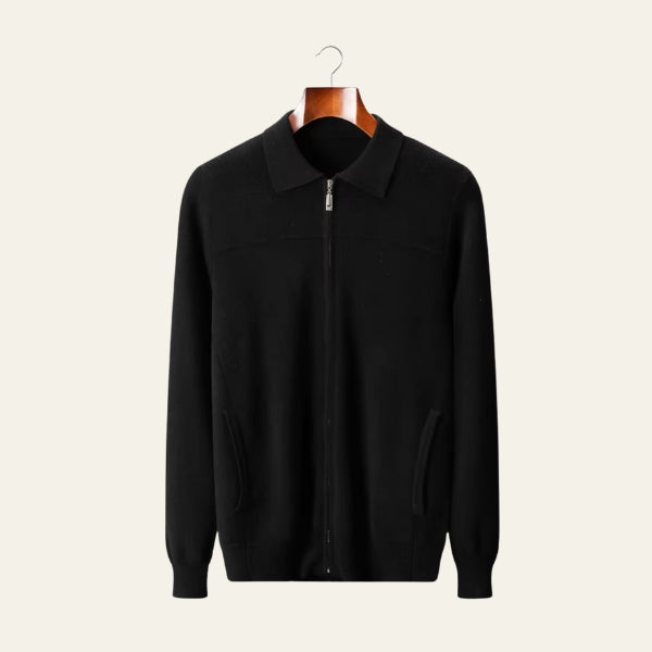 The Verona Merino Zip Knit