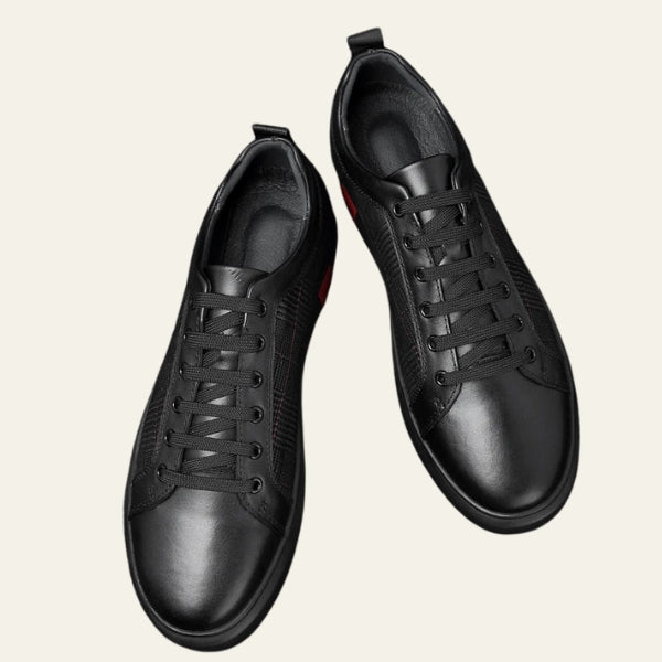 The Kyoto Plaid-Panel Sneaker