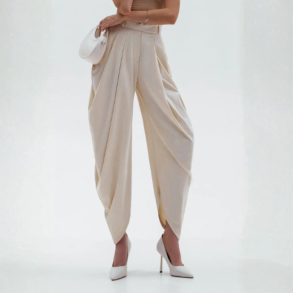The Amalfi Draped Pleat Trousers