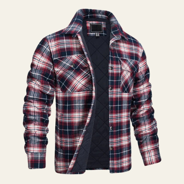The Aspen Quilted Flannel Overshirt