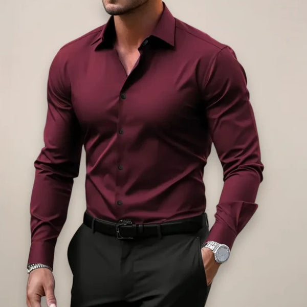 The Sorrento Tailored Stretch Button Shirt