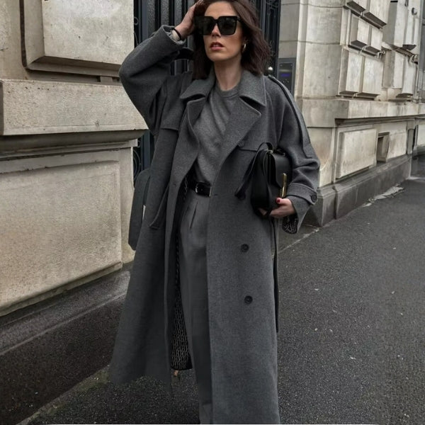 The Aspen Belted Longline Coat
