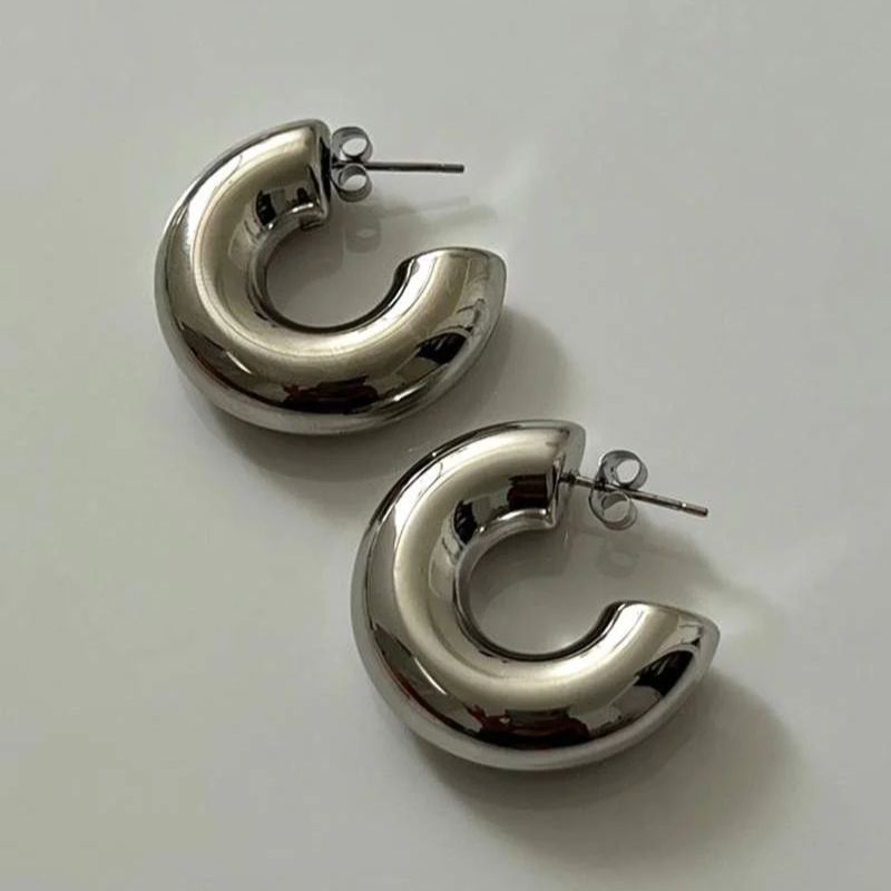 The Monaco Chunky Hoop Earrings