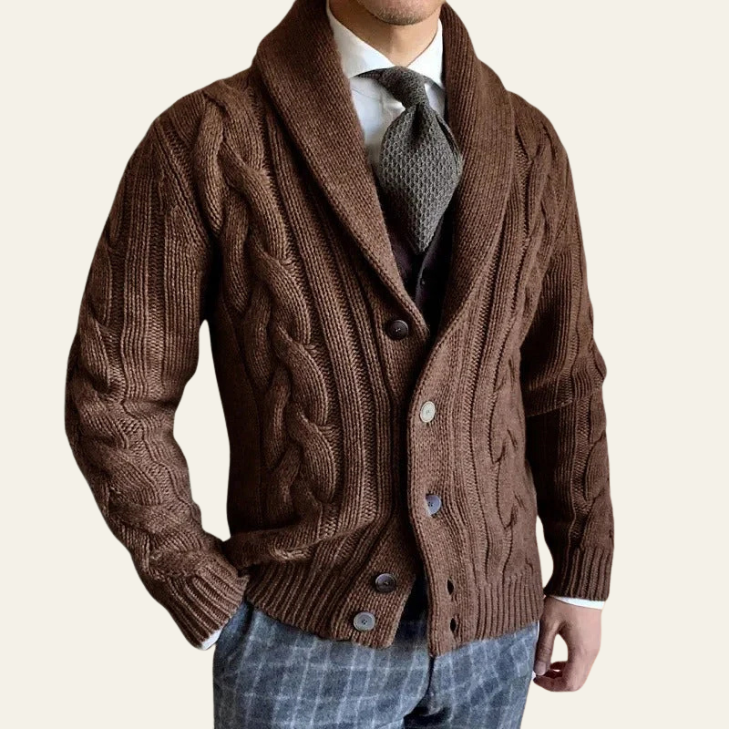 The Edinburgh Shawl Cardigan