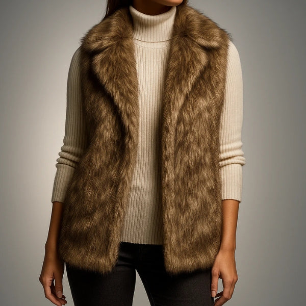 The Aspen Plush Faux-Fur Vest