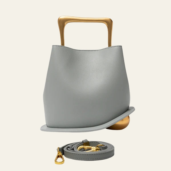 The Vienna Sculpted Handle Mini Handbag
