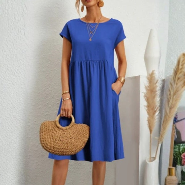 The Amalfi Pocketed Midi Dress