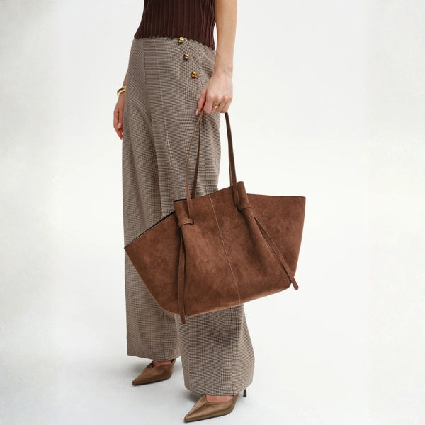 The Palermo Soft-Suede Oversize Tote