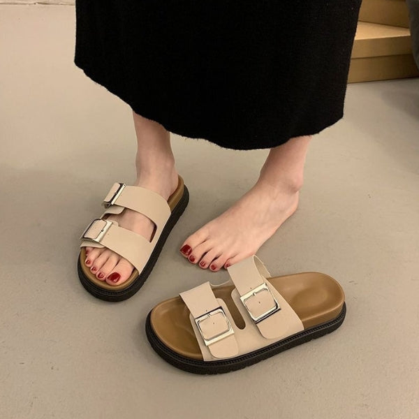The Riviera Buckle-Strap Sandals