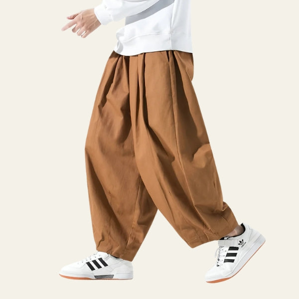 The Kyoto Elastic-Waist Wide-Leg Trousers