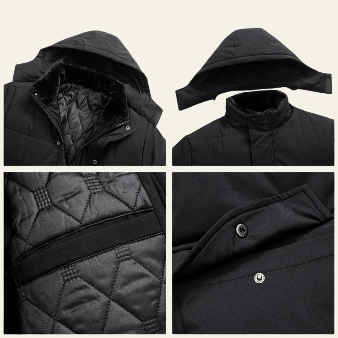 The Aspen Hooded Plush-Lined Puffer Jacket