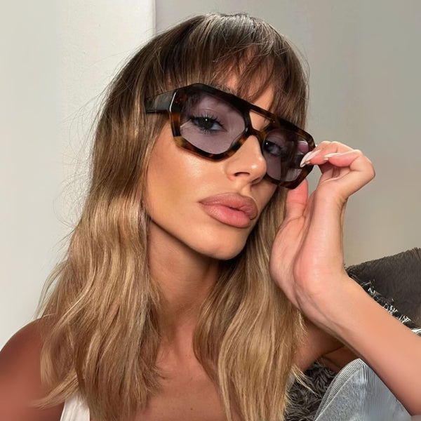 The Milano Geometric Acetate Sunglass