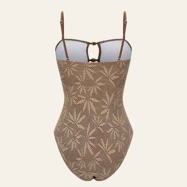 The Sorrento Beaded Mesh Swimsuit