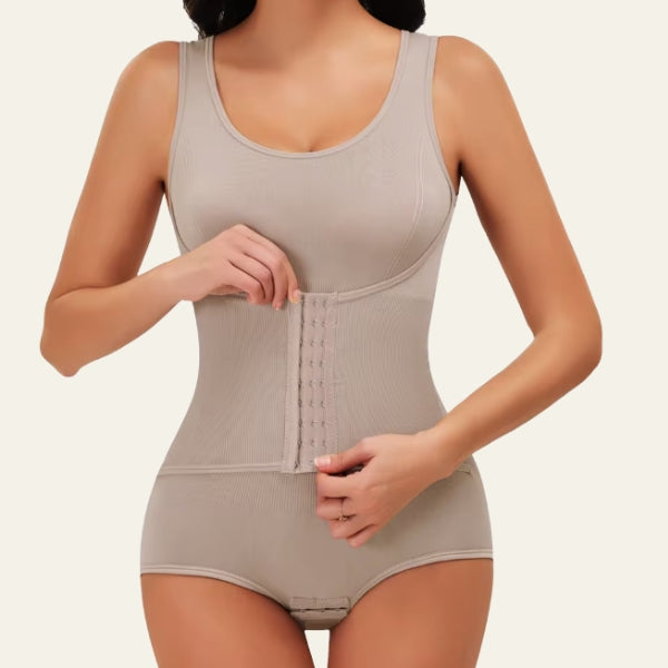The Riviera Hook-Front Sculpting Bodysuit