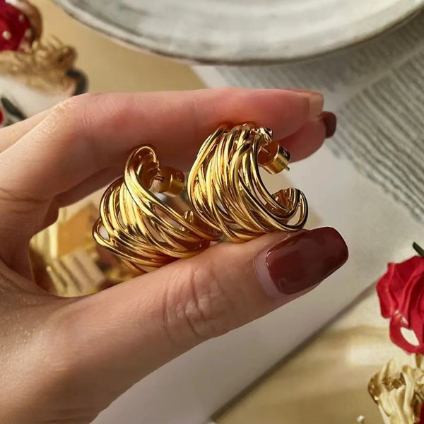 The Capri Layered Hoop Earrings