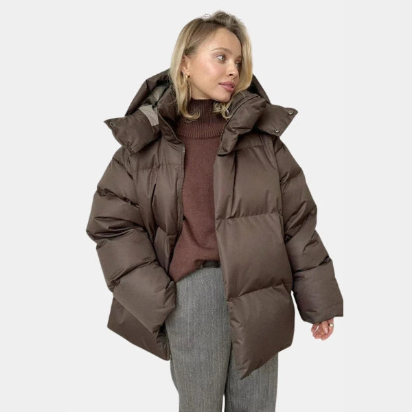 The April Oversized Hooded Puffer Coat