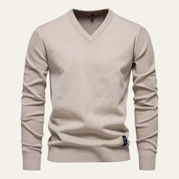 The Marseille Knit V-Neck Sweater