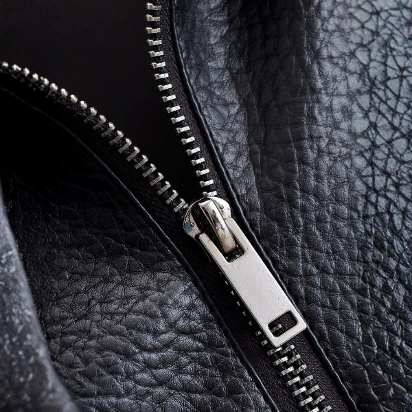 The Lucille Asymmetrical Leather Jacket