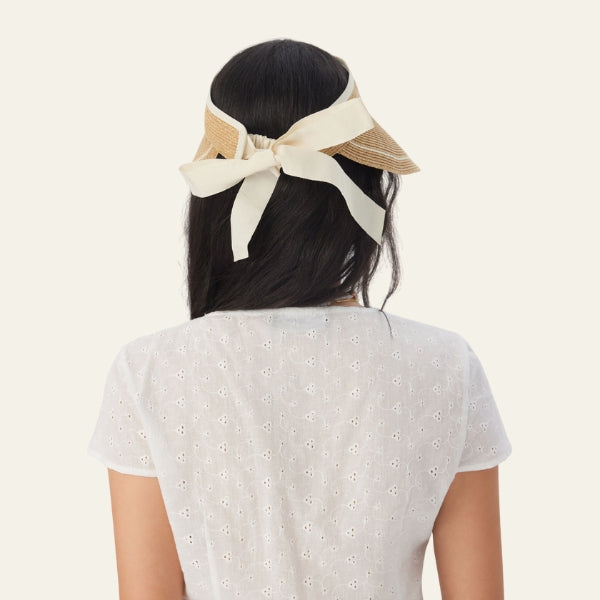 The Capri Wide-Brim Lace-Up Hat