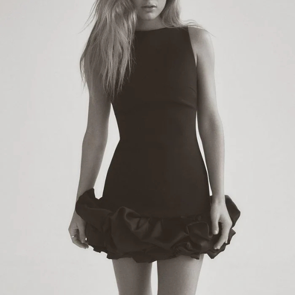 The Marseille Ruffled Hem Dress