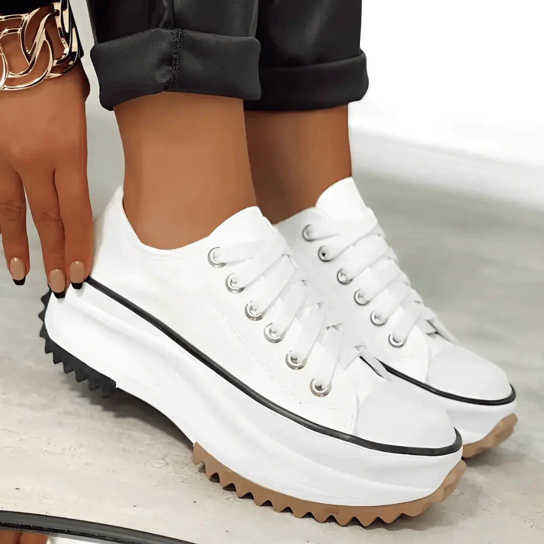 The Milan Platform Lug-Sole Sneakers