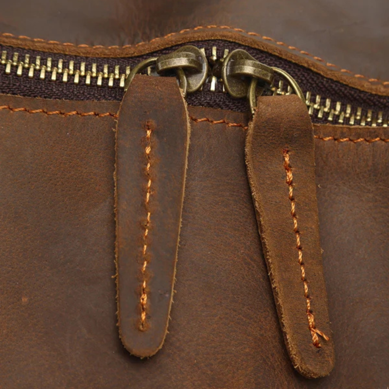 The Lucerne Leather Weekender Bag