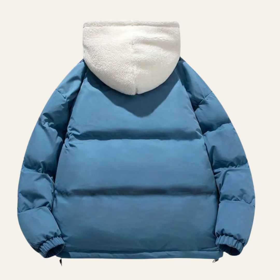 The Aspen Fleece-Lined Hooded Puffer Jacket