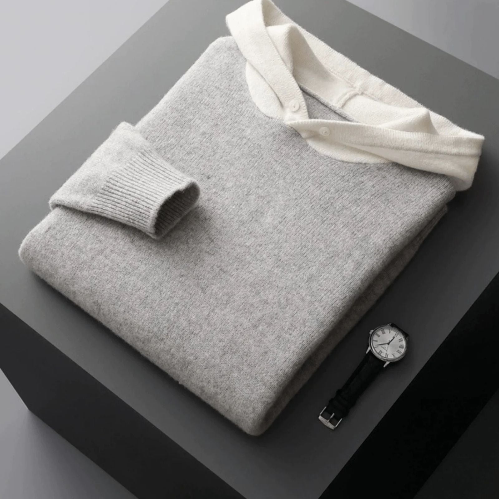The Lucerne Merino Wool Pullover Hoodie
