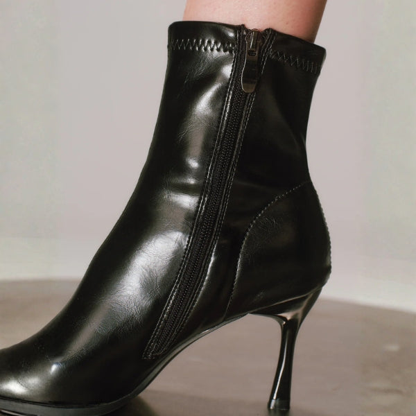 The Milano Pointed-Heel Ankle Boots