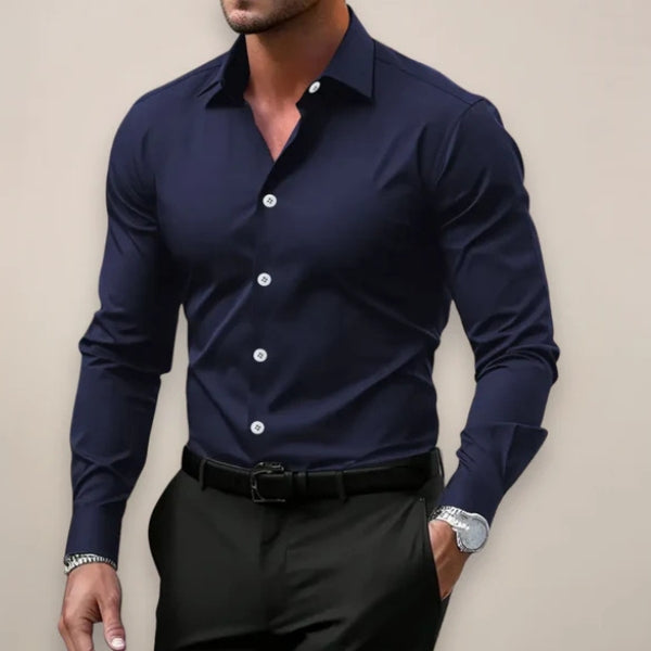 The Sorrento Tailored Stretch Button Shirt