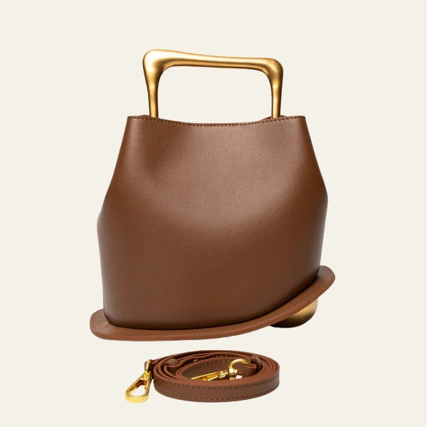 The Vienna Sculpted Handle Mini Handbag