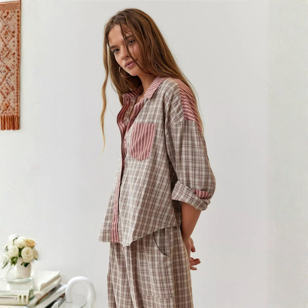 The Haven Patchwork Soft-Weave Lounge Set