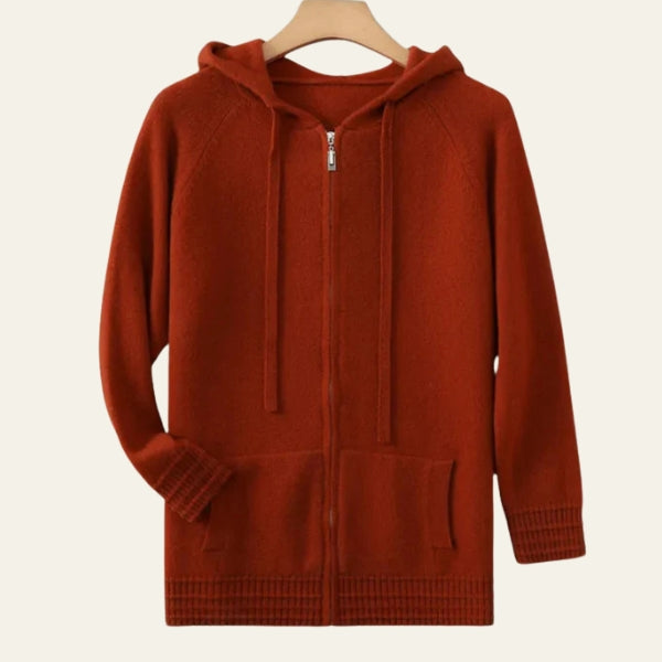 The Oslo Cashmere Zip Hoodie
