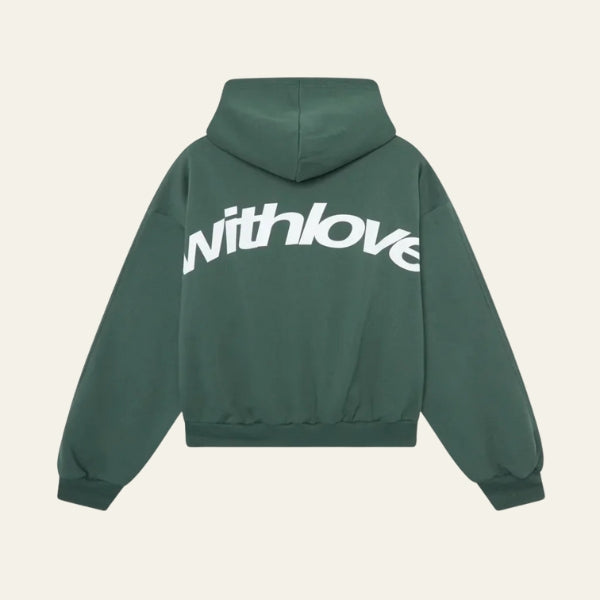 The Alpine Back-Print Hooded Sweater