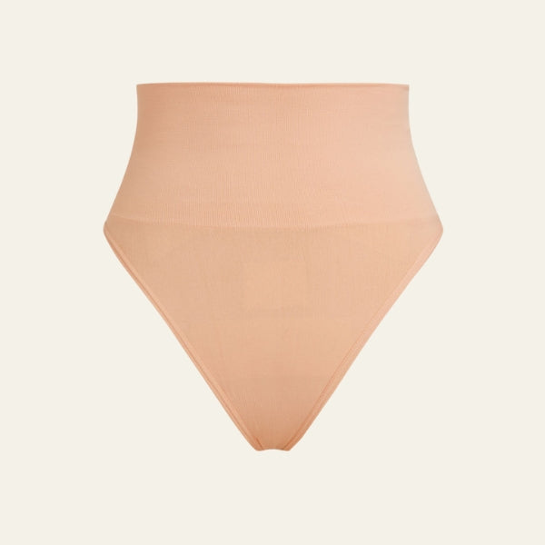 The Sculpt High-Rise Ribbed Thong Set