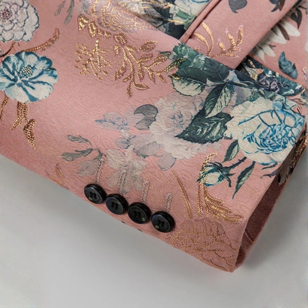 The Verona Floral-Pattern Suit Blazer