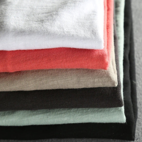 The Kyoto Slub-Texture Long Sleeve Tee